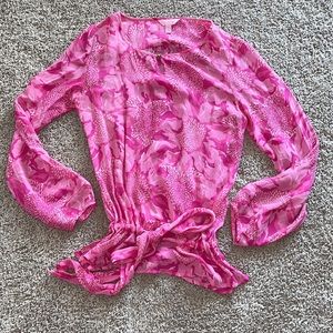 Lily Pulitzer silk top